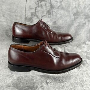 Alden Mens Burgundy Leather Oxford Dress‎ Shoes Made in USA Size 9 A/C